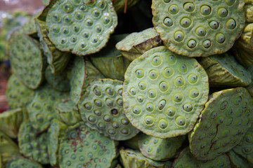 Lotus seed in the market.