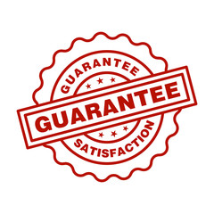 Guarantee rubber stamp icon vector