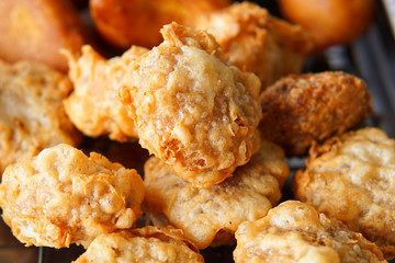 Golden Brown Fried Bananas - Thai Snack