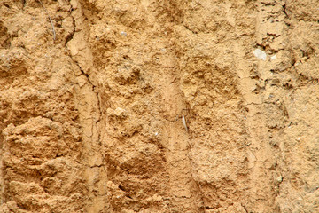 earth texture known in brazil as clay for canvas background in rio de janeiro.