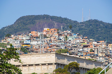 Crown Hill located in the Catumbi neighborhood of Rio de Janeiro.