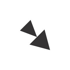 Arrow Icon Vector Template Symbol