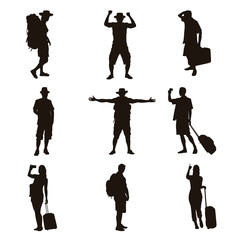 Tourist Silhouettes