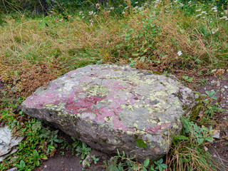 Beautiful lanscape around the Many Glacier area of the famous Glacier National Park