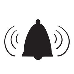 Ringing alarm vector icon handdrawn doodle style