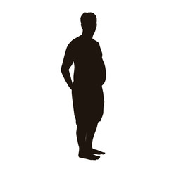 Fat People Silhouette