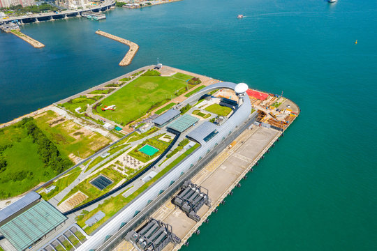 Top View Of Cruise Terminal Building