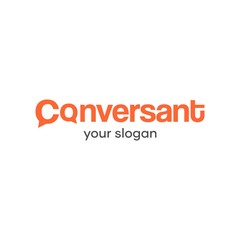 Conversant Conversation Logo Sample Design Concept Template