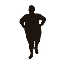 Fat People Silhouette