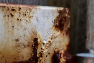 rust metal corner