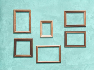 frames on wall