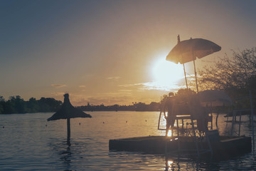 gualecuaychu , río , atardecer , © Santiago