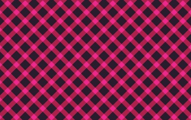 gingham seamless pattern on black background