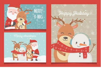 celebration happy christmas cards collection