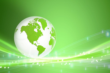 ECO earth green background