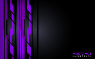 Futuristic purple modern tech abstract background design template.