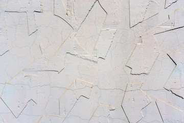 texture of white plaster on concrete wall
