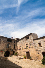 Fototapeta na wymiar Typical Spanish village in its surroundings