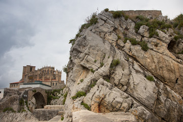 Typical Spanish village in its surroundings