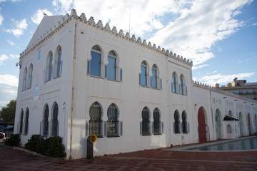 Obraz premium Typical Spanish village in its surroundings