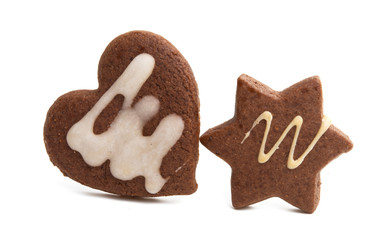 christmas cookies isolated