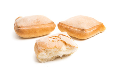 french bun isolated