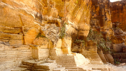 Arosbaya Lime Stone Hill In Bangkalan Madura Indonesia