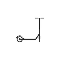 Scooter, transportation icon. Vector illustration, flat design.