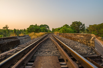 railroad tracks