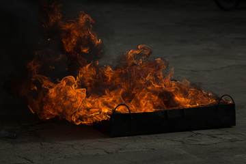 The wood-burning fires can be taken as fuel, causing hazards.