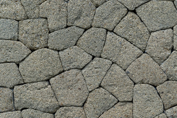 Background texture of stone wall, close up