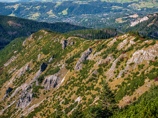 view of the mountains
