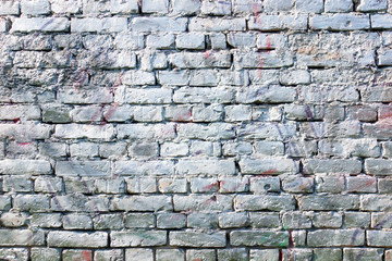 Old grunge brick wall texture background