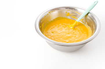 パンプキンパンケーキの生地