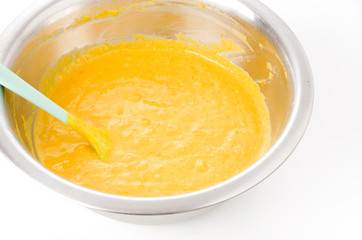 パンプキンパンケーキの生地