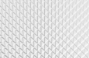 Abstract geometric white background perspective view