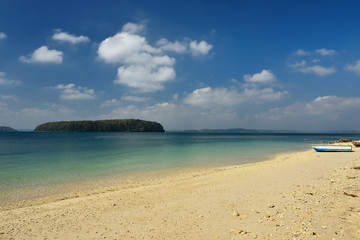 Beach at Long Island, Andaman and Nicobar Islands, India at Andaman and Nicobar Island, India