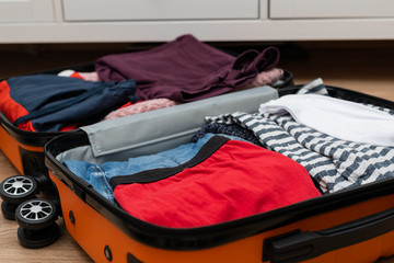 Travel, suitcase, apartment