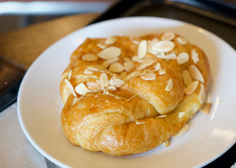 Hot Almond Croissant from the Stove.
