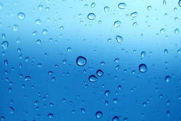 Photo background macro transparent blue drops