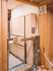 Disability lift elevator facility indoor Public building accessibility Universal design
