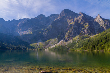 Fototapeta na wymiar Morskie Oko lake in the Tatra mountains - Poland