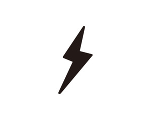 Lightning icon symbol vector