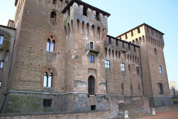 Fototapeta premium medieval castle of Mantova, unesco world heritage, Italy