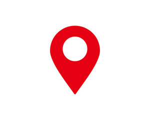 Pin map icon symbol vector
