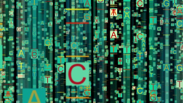 DNA sequencing the bases of a fragment of DNA Abstract background