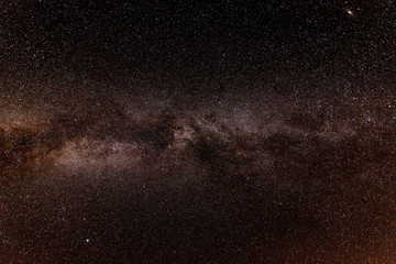 Stars sky in the desert