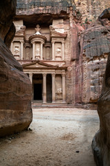 Al-Khazneh is one of the most elaborate temples in Petra, Ma'an Governorate, Jordan
