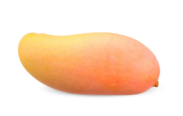 Mango isolated on white clipping path