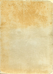 Old paper texture. Rough faded surface. Blank retro page. Empty place for text. Perfect for background and vintage style design.